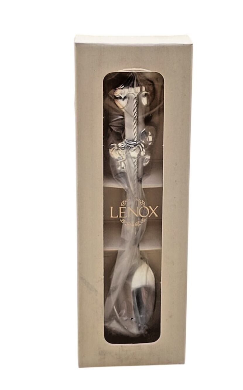 Lenox Baby Jewel Collection Carousel Infant Feeding Spoon Silver Plated 6178297